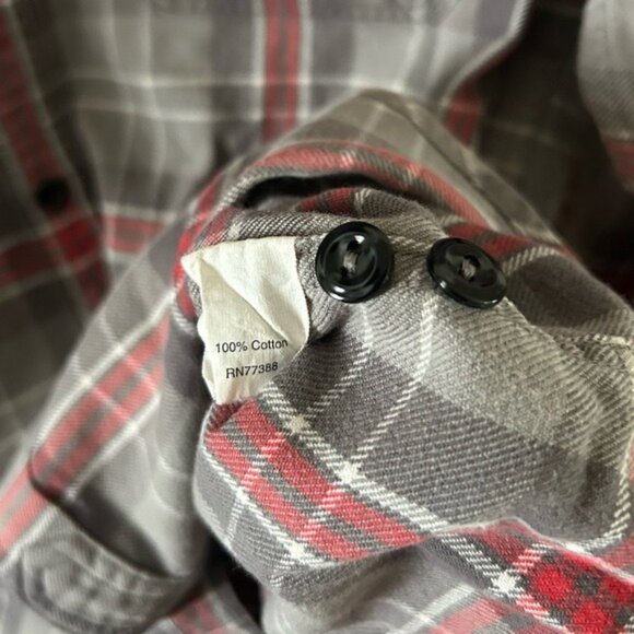 J Crew 100% Cotton Flannel Plaid Button Down Shirt Sz Medium Fall Winter Preppy - Picture 10 of 15